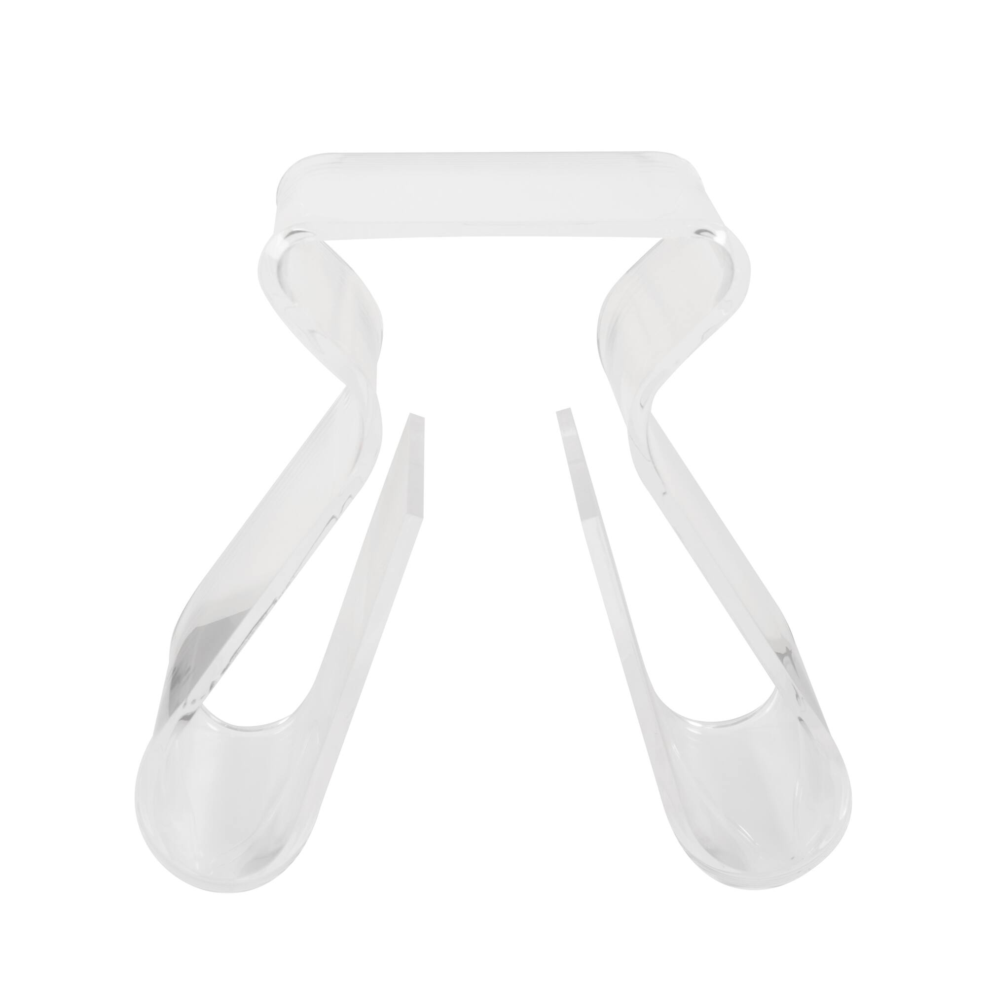 Umbra 17" x 17" Clear Magino Stool with Magazine Rack
